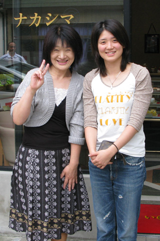 中村礼子さんと当社専務