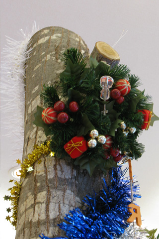焼き菓子台のクリスマス飾り3