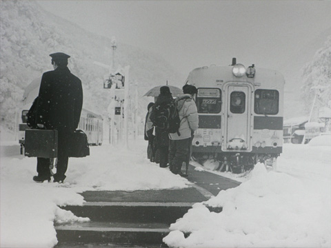昭和６０年頃の大糸線平岩駅