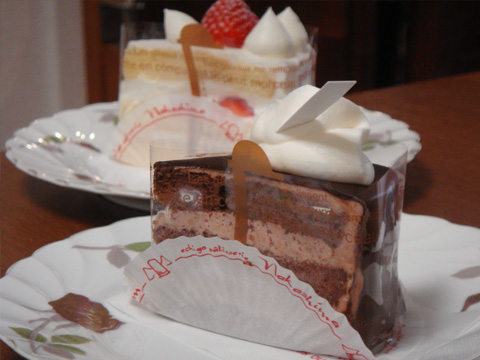 ケーキセットのケーキ ケーキセットのケーキ