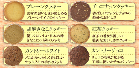 米粉入りのクッキーの説明