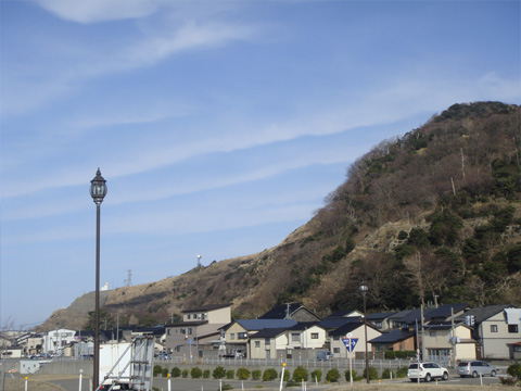 グラーデーションの雲
