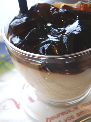 水出しコーヒーのブランマンジェ