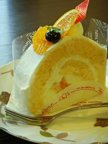 トリプルオレンジロールケーキ1 トリプルオレンジロールケーキ1