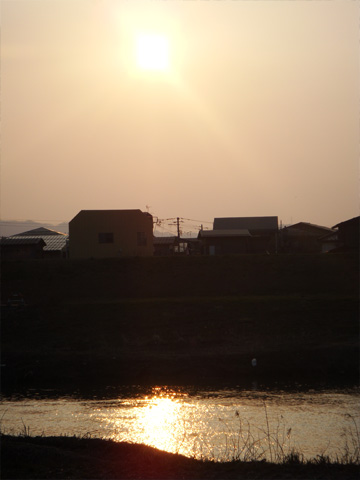 沈む夕日 沈む夕日