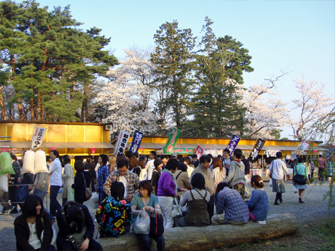 高田公園の屋台 高田公園の屋台