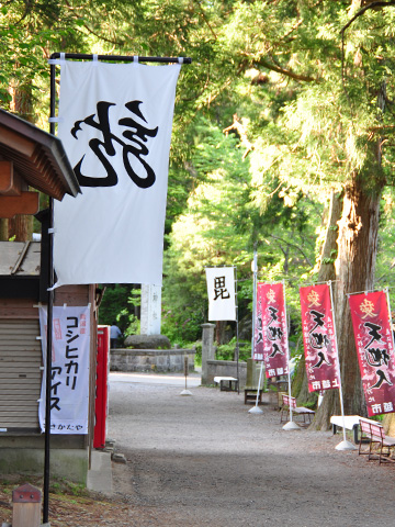 春日山神社に到着