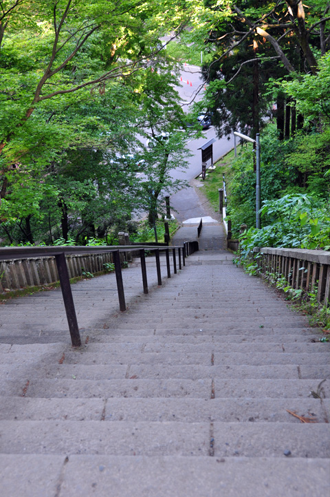 春日山神社の階段