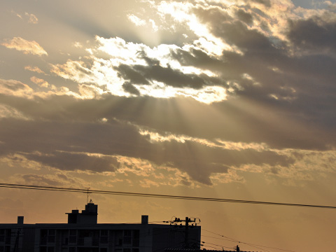 糸魚川天使の梯子