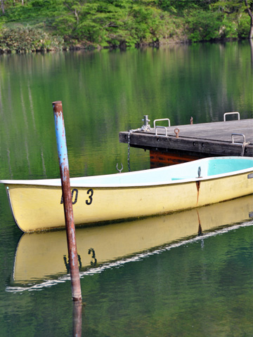 高浪の池のボート１