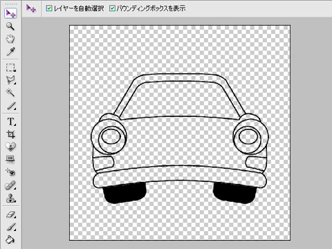 クラシックカーの下絵２