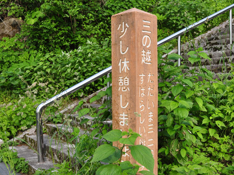 能生・新道山、三の越 能生・新道山、三の越
