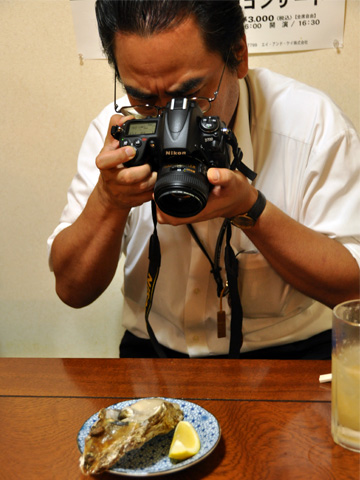 加藤先生と牡蠣