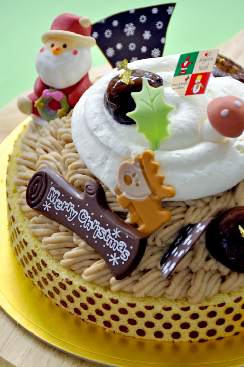 クリスマスケーキ・マロンフォレスト１