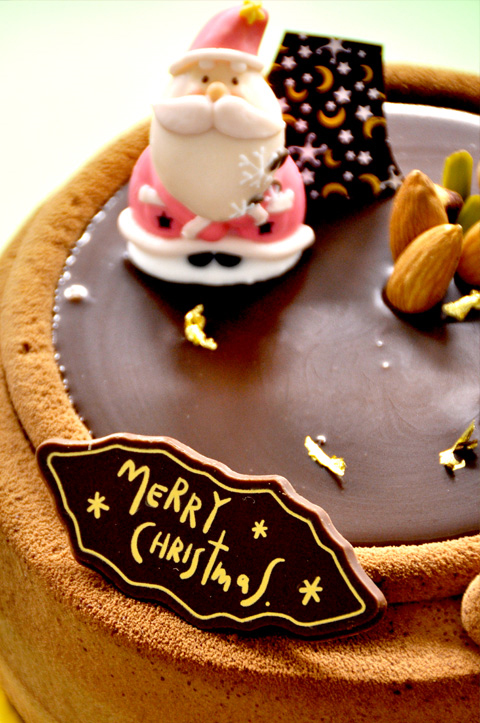 チョコとナッツでクリスマス