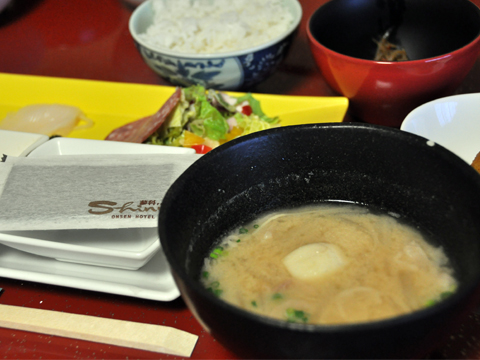 親湯さんの朝食