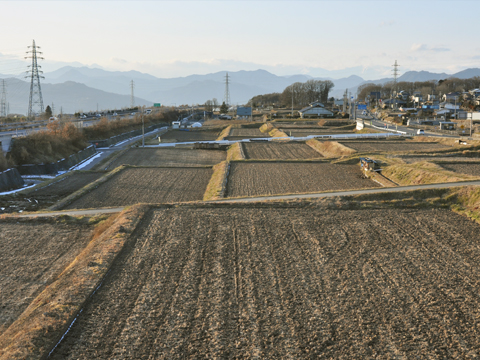 長野の田畑