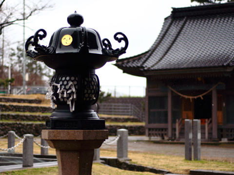 白山神社の境内
