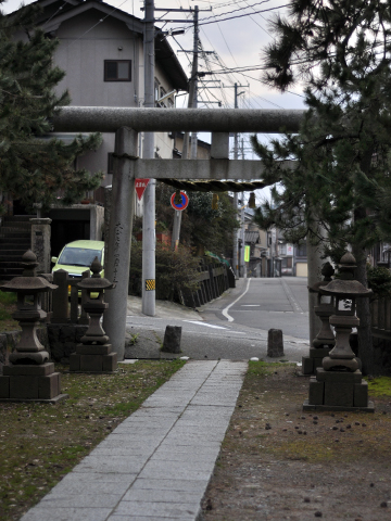 白山神社の鳥居 白山神社の鳥居