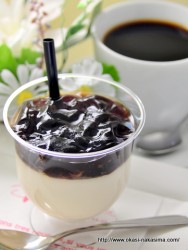 水出しコーヒーのブランマンジェ