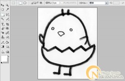 ノンエッグデコレーションのキャラクター下絵