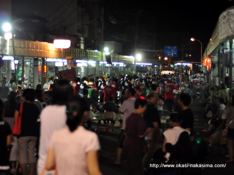 糸魚川おまんた祭り駅前