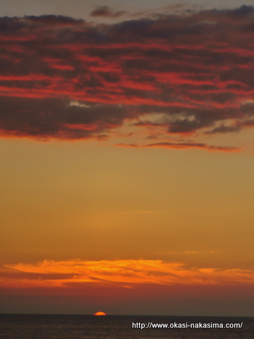 糸魚川の夕日３