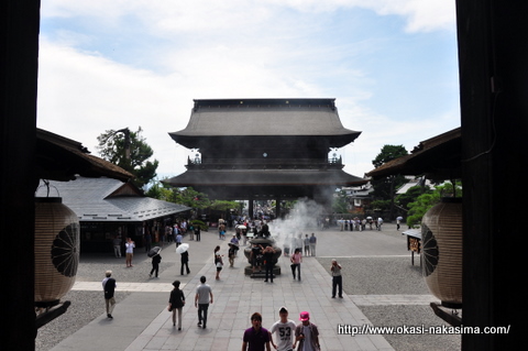 善光寺・参拝を終えて