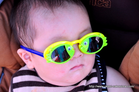 疲れ果てて眠る