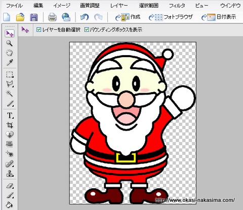 サンタクロースの絵5 サンタクロースの絵5