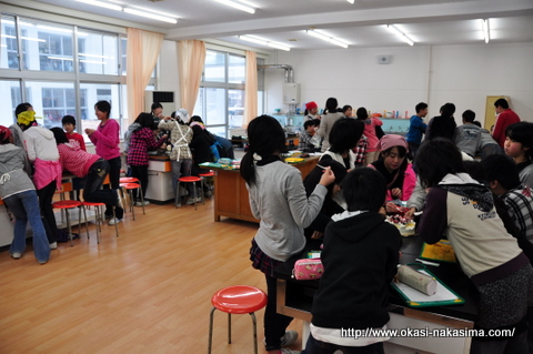 デコレーションケーキの試食