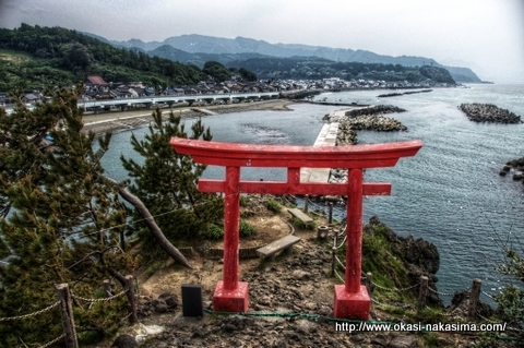 弁天岩頂上からの景色（HDR）