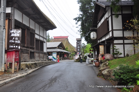 うずら屋さんを出たところ