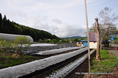 戸隠から降りたところ
