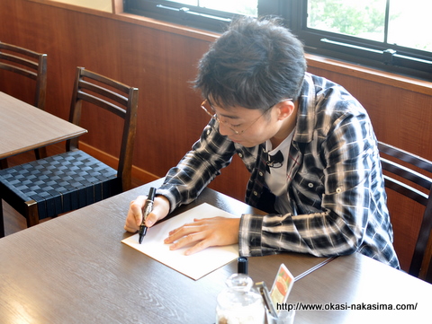 サインをねだっちゃいました