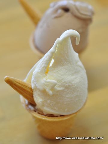 ヤギ乳のジェラート