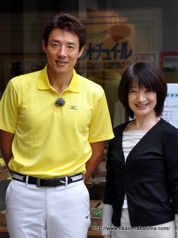 松岡修造さんと専務 松岡修造さんと専務
