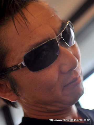 北原さんのサングラス姿