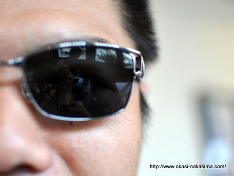 私のサングラス姿