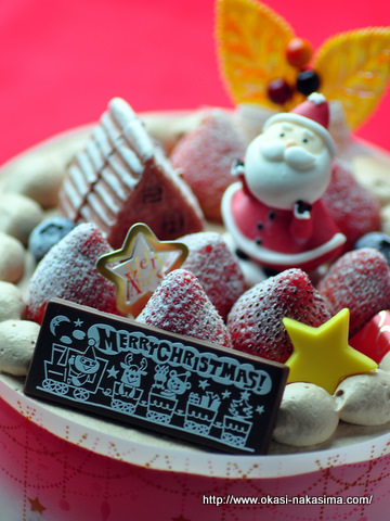2011年クリスマスケーキ・サンタさんの贈り物（生チョコ）