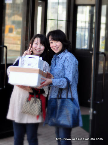 お土産をいっぱいお買い上げいただきました