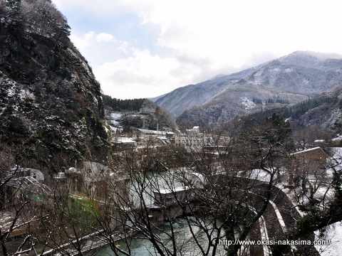 姫川温泉郷方面