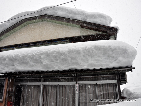 母の実家の雪 母の実家の雪