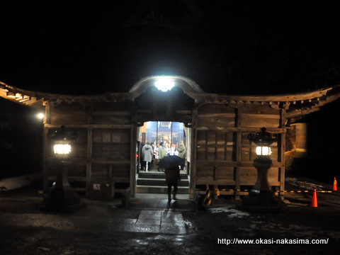 神社正面の写真