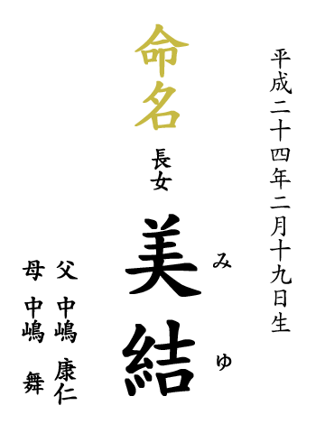 命名