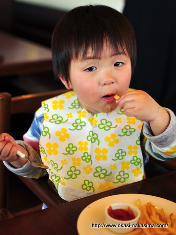 ポテト大好きな息子