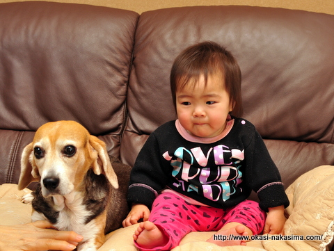 モモちゃんの隣に