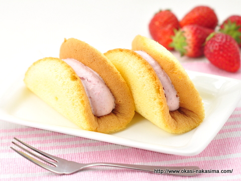 越後姫のいちご練乳サンド