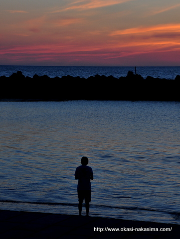 海と少年 海と少年
