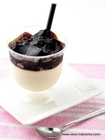 水出しコーヒーのブランマンジェ